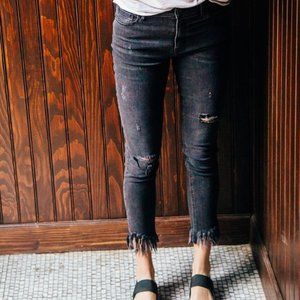 Great Heights Frayed Skinny Jean
